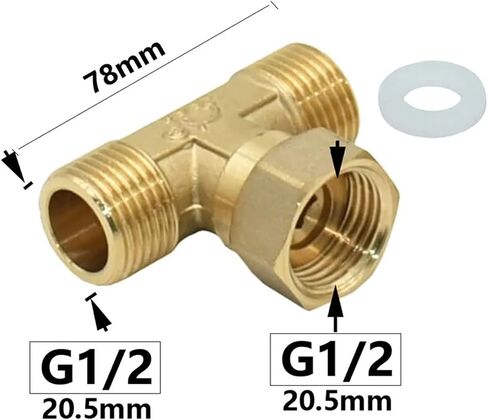 1 قطعة النحاس 1/2 "3/4" 1 "ذكر أنثى الموضوع موصل الحنفية 90 درجة الكوع تركيبات أنبوب موصلات تدوير G1/2 G3/4 G1(J) in Kuwait