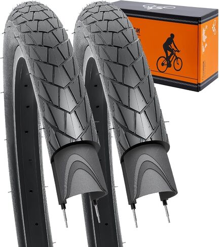 YUNSCM 26x1.50 Road Bike Tires 40-559 Lightweight Bike Tires 60TPI Nylon, Puncture-Resistant, Compatible with 26 inch Commuter, Street, Touring, Ctiy, Hybrid Bicycle Bike Tires 26 x 1.50-2 PCS (Y-574) in Kuwait