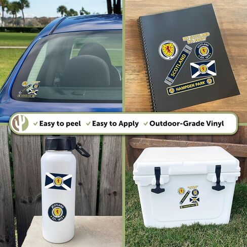 Desert Cactus Scottish Football Association Sticker Decal Vinyl Scotland FA SFA Football Soccer Laptop Water Bottle Car Scrapbook (Type 2-1) in Kuwait