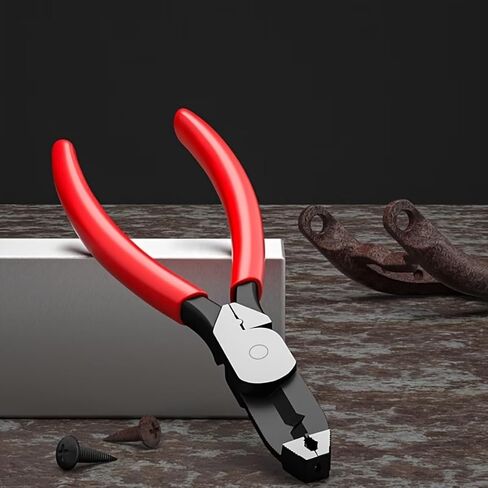 1Pc 6 Inch Screw Extractor Pliers, Red Non-Slip Handle Multi-Purpose Removal Tool for Stripped, Damaged, Rusted Screws, Nails and Bolts in Home Repair and DIY Projects in Kuwait