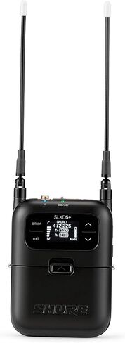 Shure SLXD5+ Single Channel Portable Wireless Receiver - On-Camera Cold Shoe Mount & Audio Bag Use, 24-bit Audio, Wide-Tuning Range, Multi-Mic Mode in Kuwait