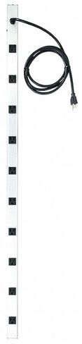 Outlet Strip,10 Outlet,15A,48" L,Gry in Kuwait