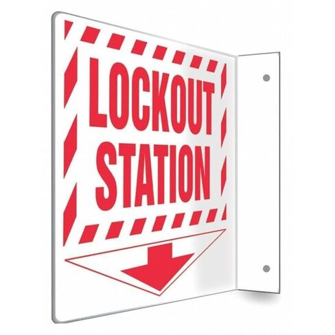 Safety Sign,8 inx12 in,PETG in Kuwait