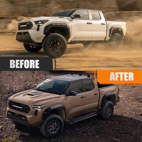Running Boards Fit for 2024 2025 2026 Toyota Tacoma Accessories Double Cab Side Steps Aluminum Alloy Panel 8 Brackets Anti Slip Anti Rust Step Bars Nerf Bar (Venture Wide) in Kuwait