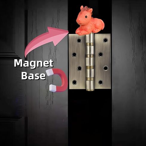 Cute Mini Creative The Red Pony Hinge Heads Decorative Topper Set 6PCS, Home Decoration,Magnetic Hinge Head Toppers Door Hinge in Kuwait