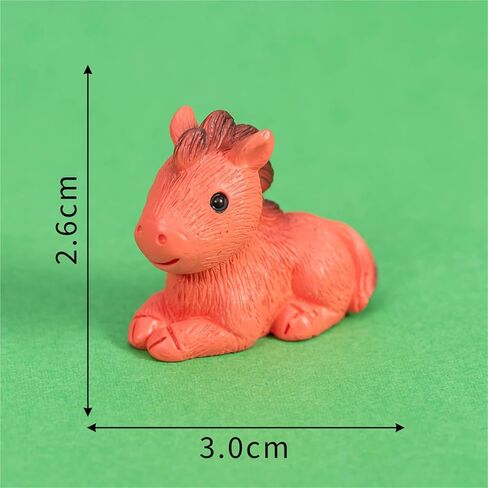 Cute Mini Creative The Red Pony Hinge Heads Decorative Topper Set 6PCS, Home Decoration,Magnetic Hinge Head Toppers Door Hinge in Kuwait