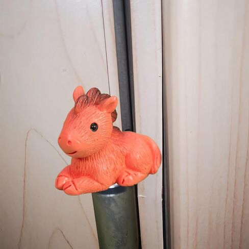 Cute Mini Creative The Red Pony Hinge Heads Decorative Topper Set 6PCS, Home Decoration,Magnetic Hinge Head Toppers Door Hinge in Kuwait