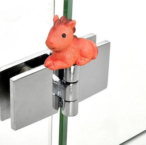 Cute Mini Creative The Red Pony Hinge Heads Decorative Topper Set 6PCS, Home Decoration,Magnetic Hinge Head Toppers Door Hinge in Kuwait