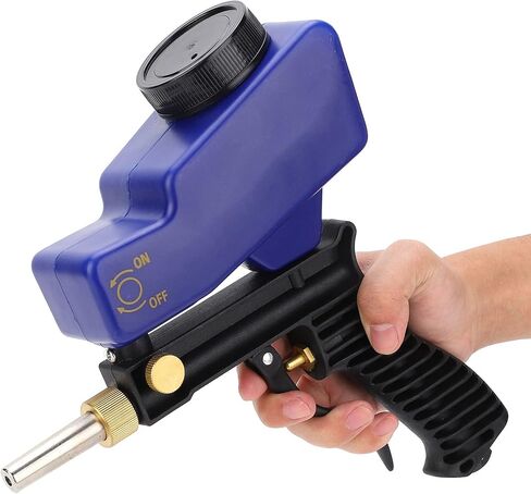 ViaGasaFamido Gravity Feed Sandblasting Air Sand Handheld Tool 6000RPM 70-150 PSI with Aluminum Body 600cc Tank for Quick Material Feed in Kuwait