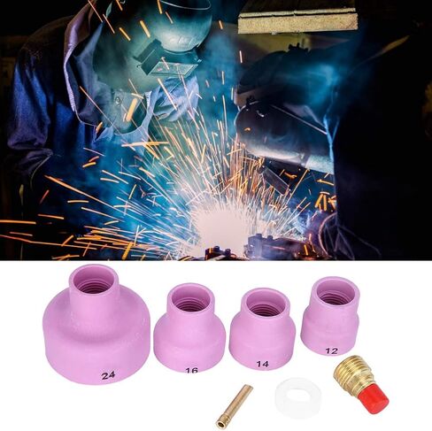 Ceramic Sandblast Nozzle for WP-9/20 Welding Torch, Alumina Sand Blasting Ceramic Nozzle Cup Welding Equipment in Kuwait