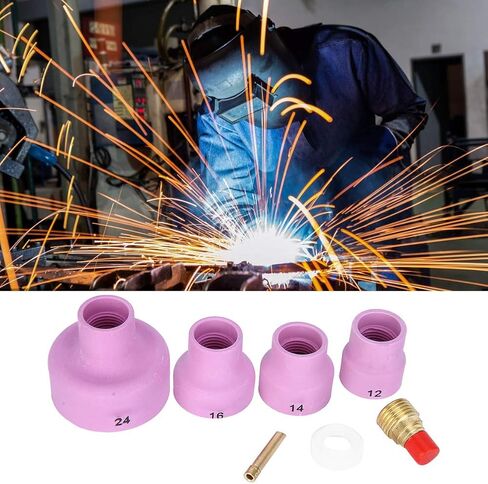 Ceramic Sandblast Nozzle for WP-9/20 Welding Torch, Alumina Sand Blasting Ceramic Nozzle Cup Welding Equipment in Kuwait