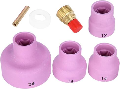 Ceramic Sandblast Nozzle for WP-9/20 Welding Torch, Alumina Sand Blasting Ceramic Nozzle Cup Welding Equipment in Kuwait