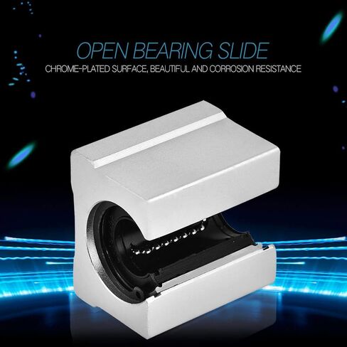 4Pcs SBR16UU 16mm Aluminum Open Linear Motion Bearing Block Slide for CNC in Kuwait