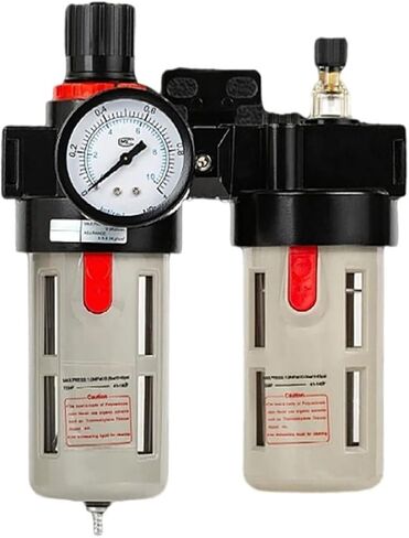 BFC-2000 BFC-3000 BFC-4000 Pneumatic Air Source Treatment Unit w Gauge Air Filter Pneumatic Pressure Regulating Valve(BFC4000 PC12) in Kuwait