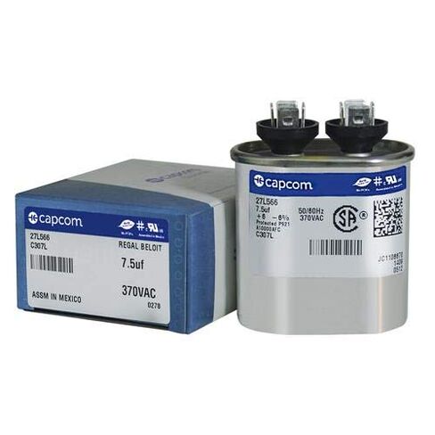 27L566 7.5 uf MFD 370 Volt VAC - Replacement Oval Run Capacitor in Kuwait