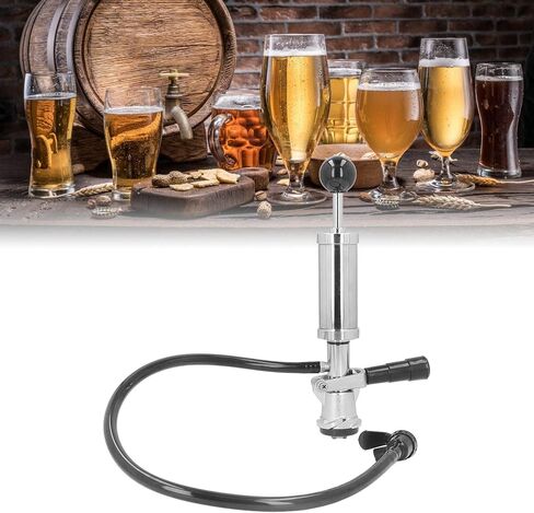 YOUTHINK Stainless Steel Beer Keg Pump Tap Kit with 2 Dispensing Taps for D System Kegs Outdoor Picnics Wedding Events in Kuwait