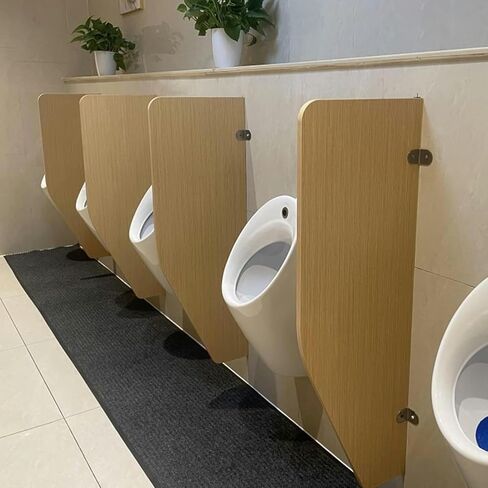 Men's Privacy Screen, Solid Wood Wall-Mounted Divider for Toilet Partitions, Durable and Stylish Privacy Solution for Restrooms - 1PCS in Kuwait