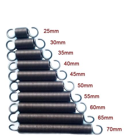 Double Hook Springs, Compression Spring Extension Springs Hook Wire Dia 1.0mm Outer 8mm Length 30-300mm, 2Pcs(1.0 x 8 x 90mm) in Kuwait