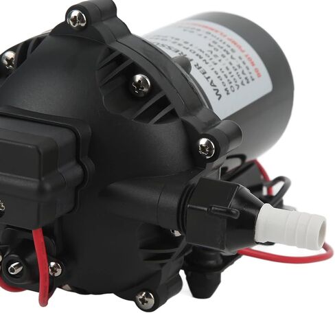 Tbest 12V مضخة الحجاب الحاجز ذاتية التحضير عالية 18.9LPM 5.0GPM لمركب RV البحري مضخة الحجاب الحاجز المؤكدة للقوارب المناسبة لآلات RVs التي تغسل تطبيق التحكم في التحكم هو ذاتي in Kuwait