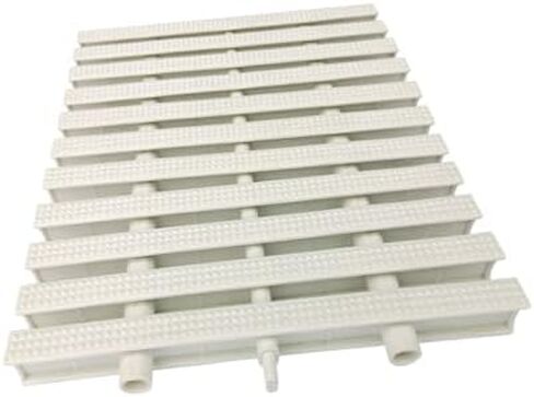 Durable Swim Pool Drainage Grating - Splicable Overflow Gutter Cover for Indoor/Outdoor Use, Stylish Plastic Floor Drain Cover (25x100CM) in Kuwait