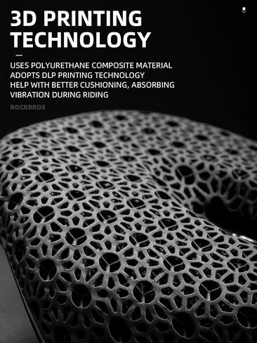 ROCKBROS Bike Seat 3D Printed Bike Saddle Beehive Structure Cycling Seat Lightweight Carbon Fiber Bike Saddle for Road MTB Mountain Bikes in Kuwait