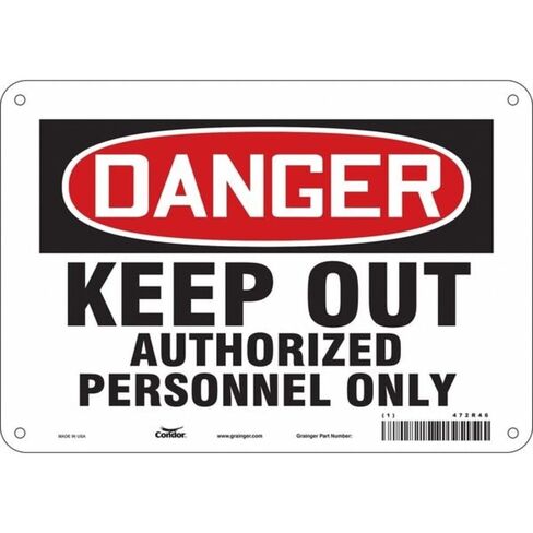 Safety Sign,18 inx24 in,Aluminum in Kuwait