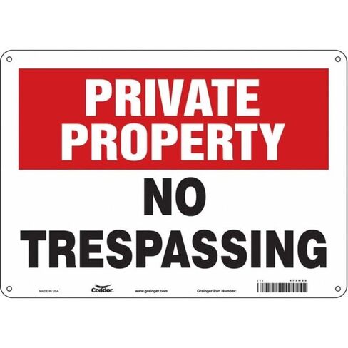 Safety Sign,10 inx14 in,Polyethylene in Kuwait