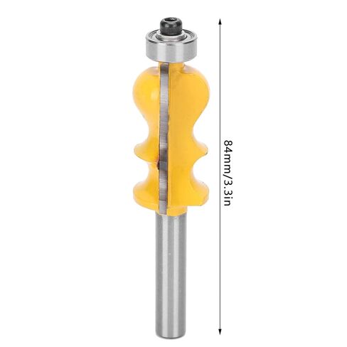 Professional T Slot Milling Router Bit Industrial Grade YG6 Alloy Blades Ultra Smooth Cutting Woodworking Tool for CNC Machines Handheld Routers 8mm Shank 3.3in Length in Kuwait