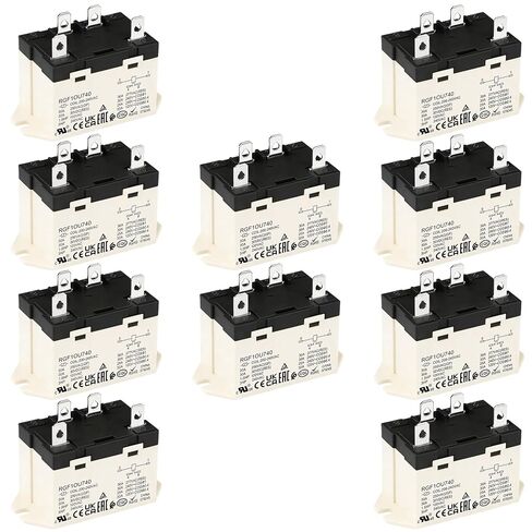مرحل للأغراض العامة، RGF1OU615، 30 أمبير 100-120 فولت تيار متردد، اتصالات 4Pin SPST-NO، G7L-1A-TUB-CB-AC100/120، شهادة UL (1) in Kuwait