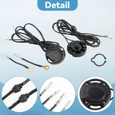 Power Trim & Tilt Sender Limit Kit Replaces OEM 805320A03 805129A3 805130A2 18-7633 for MerCruiser MC-I R MR Alpha One Gen II Bravo Sterndrives, Dual Sensor Kit w/Harness in Kuwait