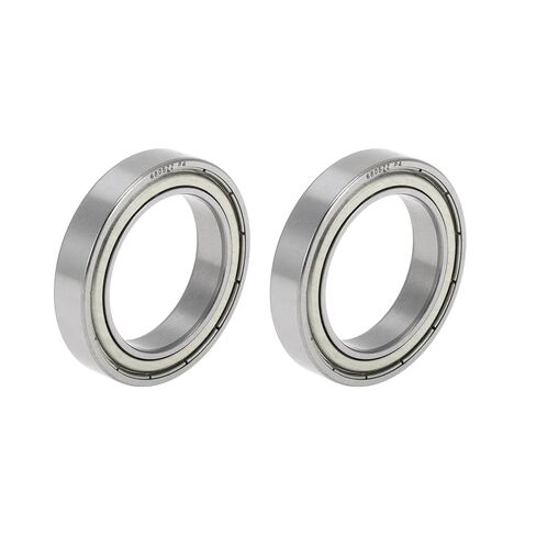 6805ZZ Deep Groove Ball Bearings P4 25x37x7mm Car Lubricated Bearings Silver Tone Double Metal Seal Stylish Design 2 Pcs in Kuwait