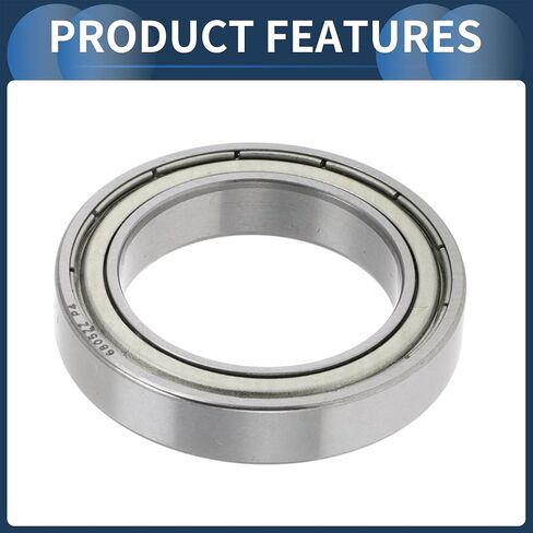 6805ZZ Deep Groove Ball Bearings P4 25x37x7mm Car Lubricated Bearings Silver Tone Double Metal Seal Stylish Design 2 Pcs in Kuwait