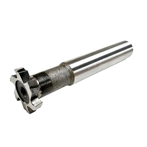 T-Slot Milling Cutter, 6Flutes 10mm Cutting 3mm Depth 6mm Shank High Speed Steel T Slot Router Bit Straight Shank Wood Milling Cutter for Wood Plastic DIY CNC Router Bits Cutting Tool in Kuwait