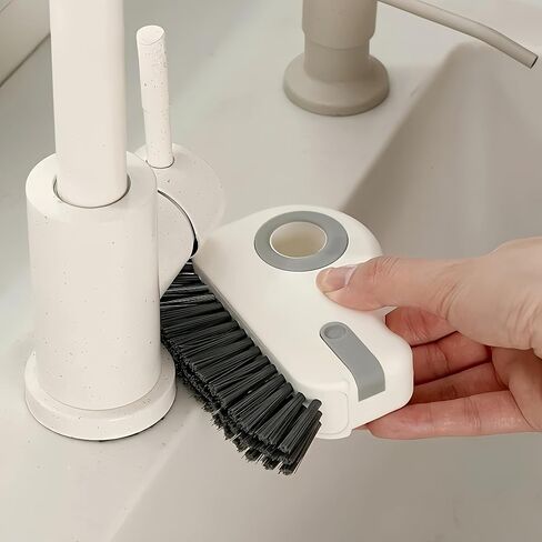 2-in-1 Window Rail Cleaning Brush,Detachable Door and Window Groove Brush, Glass Corner Scraper, Suitable for Windows in Living Rooms, Bedrooms, Outdoor Areas, Toilets, Kitchens in Kuwait