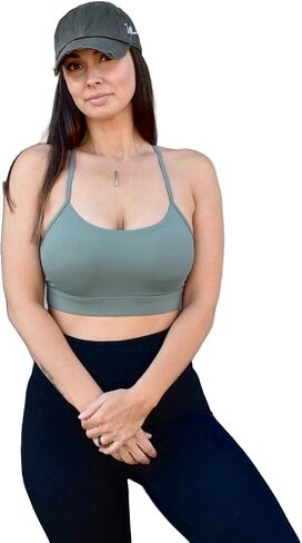 DadBod Apparel DB Dynamic Sports Bra (Olive) in Kuwait