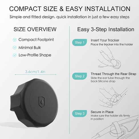 حامل تعقب سماعة الطبيب مكون من 3 قطع، متوافق مع سماعة الطبيب الرقمية EKO CORE 500 وLittmann CORE، متوافق مع AirTag الجيل الأول والثاني، للممرضات والأطباء in Kuwait