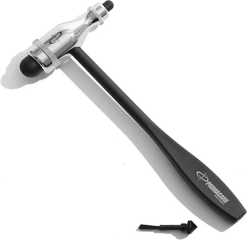 Primacare DH-3695 Tromner مطرقة منعكسة عصبية مع فرشاة مدمجة، مطرقة قرع تشخيصية طبية لاختبار الانعكاسات، أداة فحص الأعصاب للعيادات والممرضات والطوارئ والطلاب in Kuwait