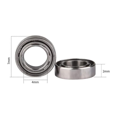 Small Sealed Steel Ball Bearing 5Pcs Mini Bearing MR74ZZ P5 4 * 7 * 2mm Deep Groove Ball Bearings in Kuwait