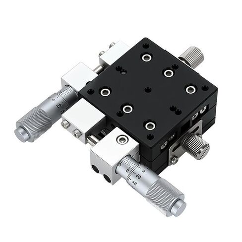 XY Axis 50 * 50mm LY50-C/L/R Manual Displacement Platform Linear Stage Sliding Table XY50-CM/RM 1Pcs(LY50-R) in Kuwait