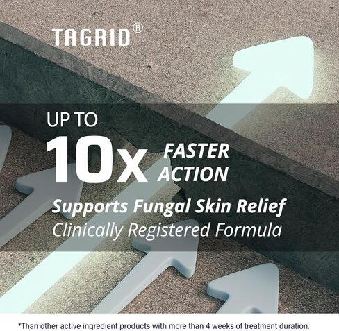 TAGRID Antifungal Cream, Psoriasis, Seborrheic Dermatitis, Ringworm Treatment for Humans, Tinea Versicolor Treatment, Clinically Proven Maximum Relief - 100g in Saudi Arabia