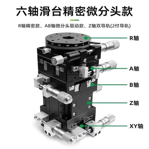 Manual Arc Tilt Sliding Table Fine Adjustment Platform Angle Measuring Instrument GPG 1Pcs(GPG60-100 X轴) in Kuwait