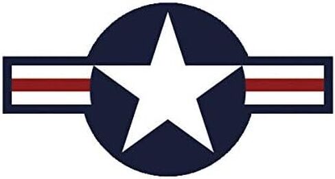 EW تصاميم الولايات المتحدة سلاح الجو USAF Roundel ملصق مائي الفينيل #2 ملصقات للسيارة متعددة الأشكال ملصق فينيل سيارة شاحنة ملصق مائي 5" in Kuwait