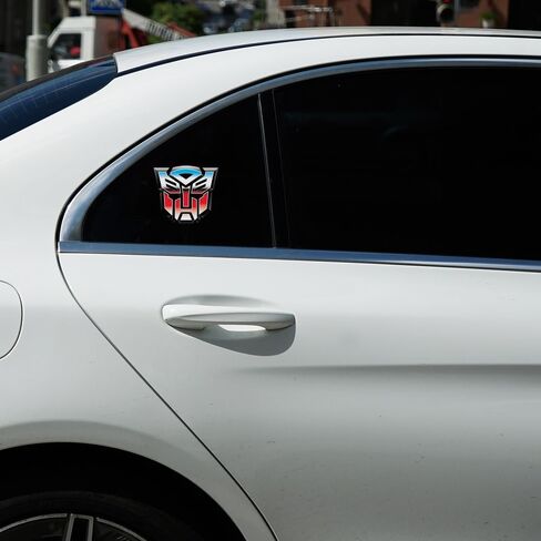 Transformers Autobots Chrome Logo Decal Premium 4" Die Cut Vinyl Sticker Decal for Cars Trucks Auto Windows in Kuwait