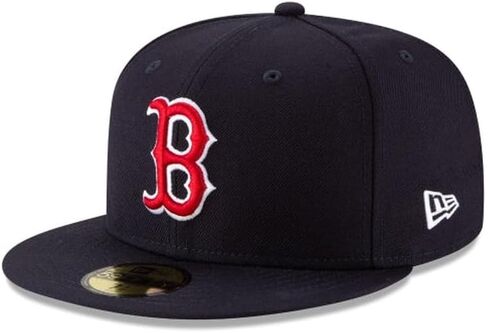 عصر جديد MLB 59FIFTY بوسطن ريد سوكس الصوف البحرية فريق اللون شعار مجموعة أصيلة جاهزة على قبعة بيسبول الميدان in Kuwait