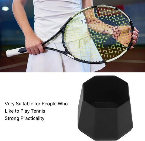 2Pcs Tennis Racket Butt Cap – ABS End Cover for Racquetball Racket, 16mm Thick Core Handle Fit, Non-Slip Grip Repair Accessory in Kuwait