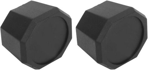 2Pcs Tennis Racket Butt Cap – ABS End Cover for Racquetball Racket, 16mm Thick Core Handle Fit, Non-Slip Grip Repair Accessory in Kuwait