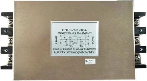 Power Supply Filter DNF55-Y-3x80A Three Phase 80A 440V 50-60Hz in Saudi Arabia
