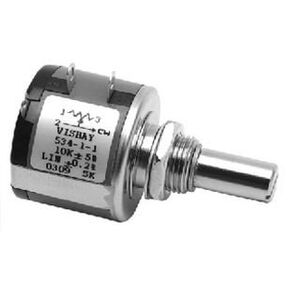 SPECTROL 534-11102 مقاومة المسار: 1KOHM، 5%، 2W، مقياس الجهد السلكي، تفاوت المقاومة: 5%، تصنيف الطاقة: 2W، 1KOHM، 10TURNS in Kuwait