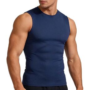 Mens Quick Dry Shirt Tanks Casaul Lightweight Summer Tanks Breathable Stretchy Sleeveless Muscle Shirt Workout Tees in Kuwait