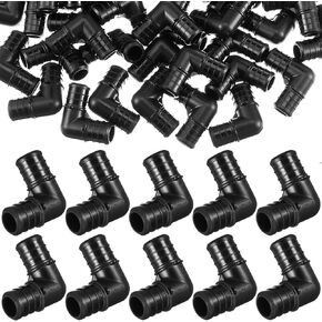 75 PCS 3/4 بوصة 90 درجة مرفق PEX تجهيزات PPSU F2159 Poly Alboy Elbow PEX-A التوسع لمياه شرب الأنابيب وتسخين المياه وتسخين مشع in Saudi Arabia